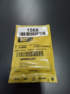 [CAT 3139550 (BOTS)] CAT 16 THREAD HIGH TEMP TAPERLOCK STUD (BOTS)