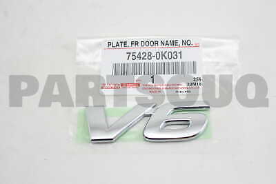[TOY 754280K031] 754280K031 PLATE FR DOO